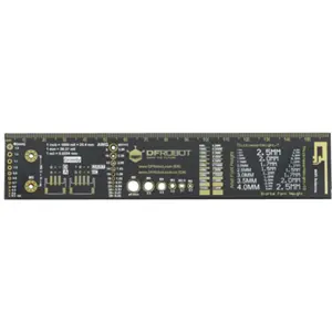 Régua de referência PCB para engenharia eletrónica - 160mm