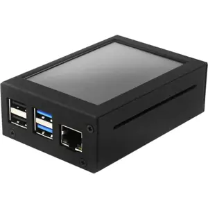 Ecrã tátil TFT 3.5'' + Caixa metálica para Raspberry Pi 4
