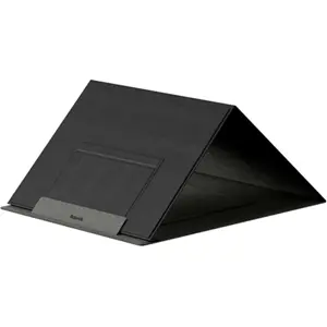 Base plegable para ordenador portátil para trabajo de pie/sentado