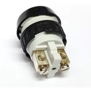 Botão de campainha NO branco Ø19mm