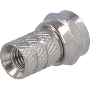 Ficha F de enroscar p/ cabo RG58 Ø5mm