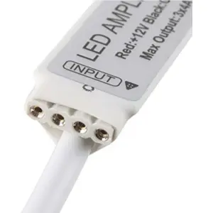 Mini amplificador para tiras LED RGB 12V 3x4A - 144W