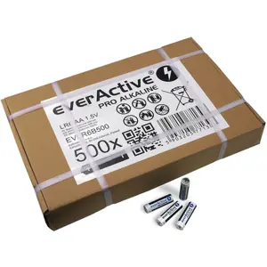Caixa de 500x pilhas alcalinas 1.5V LR6 / AA