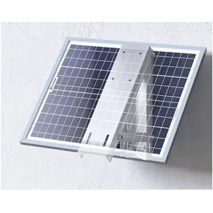Estrutura para parede/poste para suporte de 1 painel SOLARPOWER-30W-24V