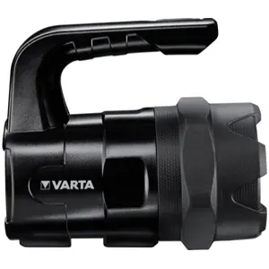 Lanterna LED projectora 6W c/ 2 modos de Luz + 6xLR6 (incluídas) IP54