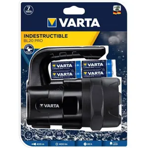Lanterna LED projectora 6W c/ 2 modos de Luz + 6xLR6 (incluídas) IP54
