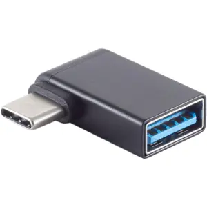 Adaptador USB-C 3.0 macho - USB-A fêmea 90°