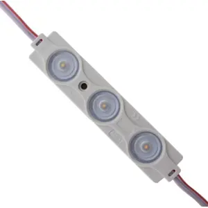 Série de 20 módulos de 3 LEDs 12V 6500K (branco frio) IP65 - 3.3m