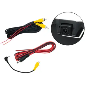 Suporte de matricula c/ câmara 1/3.6'' 480TVL c/ LED para Traseira - preta