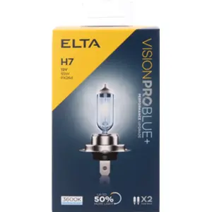 Lâmpada para automóvel H7 PX26d 12V 55W - BLUE+ [2 unid.]