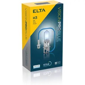 Lâmpada para automóvel H3 PK22s 12V 55W - BLUE [2 unid.]