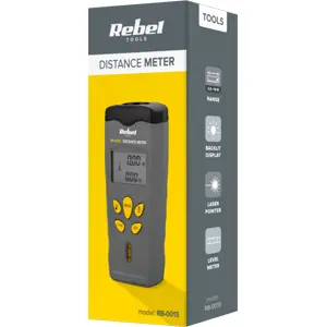 Medidor de distâncias ultrassónico com apontador a laser (0.5-18m)