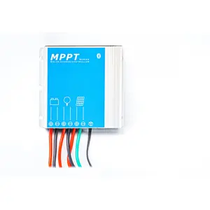 Controlador de carga solar MPPT (4 etapas) com Bluetooth - 12VDC 10A