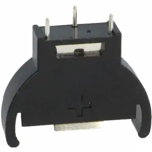 Suporte de pilhas de botão CR2032 vertical para PCB