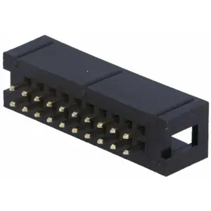 Ficha IDC 20 pinos (2x10) macho para soldar em PCB