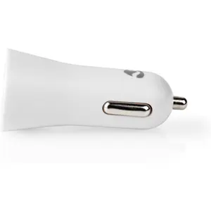 Cargador de encendedor 1x USB-C PD3.0 20W (1,67A / 2,22A / 3,0A) con cable Lightning - blanco