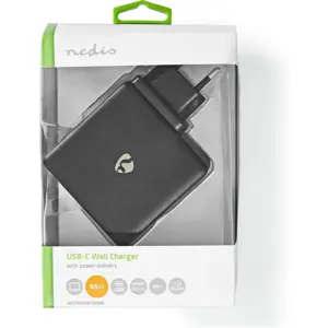 Carregador USB-C PD 65W - preto