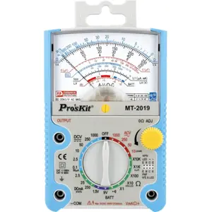 Multímetro analógico (1000Vac/dc 250mAdc 20MΩ Cap. hFE)