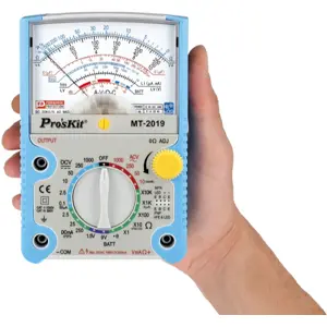 Multímetro analógico (1000Vac/dc 250mAdc 20MΩ Cap. hFE)