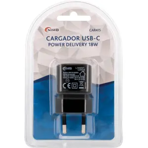 Cargador 1xUSB-C 18W 3A