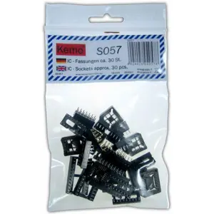 Conjunto de 30 suportes de circuito integrados