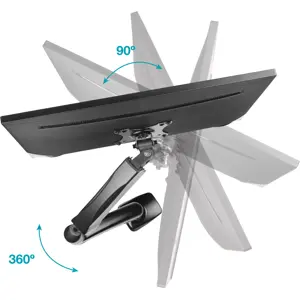 Suporte de mesa articulável para monitores de 13'' a 27'' (33 a 69cm)