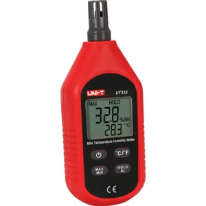Mini medidor digital de temperatura e humidade (-10..60ºC)