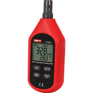 Mini medidor digital de temperatura e humidade (-10..60ºC)