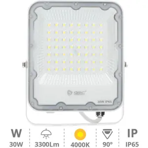 Proyector LED 230V 30W 4000K 2850lm IP65 - blanco