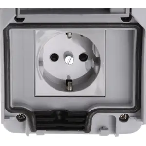Tomada isolante saliente (Green Up Access) 3,7kW Modo 1 e 2. IP55 - IK08