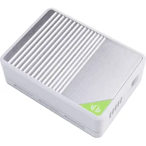 Caixa c/ dissipação em liga alumínio p/ Raspberry Pi CM4 Dual Gigabit Ethernet Carrier Board