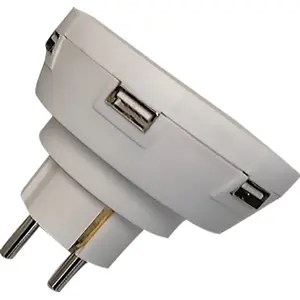 Tomada Schuko c/ 3x USB A + 1xUSB-C 16A 250V