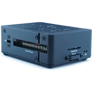 Caixa em aço para Raspberry Pi 4B - preto