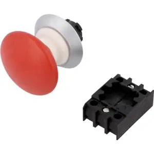 Interruptor de segurança tipo cogumelo Ø50mm IP67 vermelho