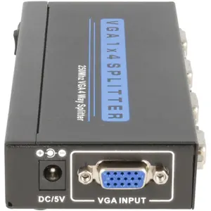 Repartidor VGA 1/4 - 1x VGA fêmea «» 4xVGA fêmea
