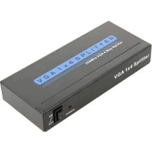 Repartidor VGA 1/4 - 1x VGA fêmea «» 4xVGA fêmea