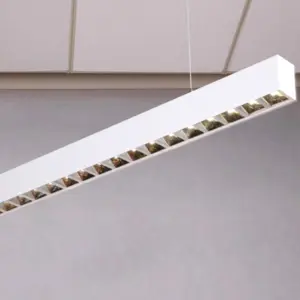 Perfil linear LED 40W 4000K 5000lm 1200x50x70mm - prata
