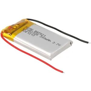 Bateria 3.7V 280mAh Li-Po - 20x35x5mm