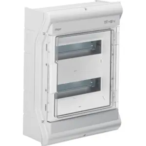 Caixa de distribuição estanque IP65 para quadro elétrico - 2 filas - 24 módulos