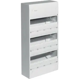 Caixa de distribuição de superfície para quadro elétrico - Gamma - 3 filas - 39 módulos