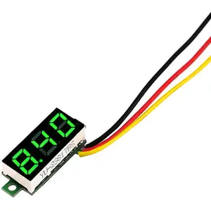 Voltímetro LED mini 0.28'' 0..30VDC (3 dígitos) - verde