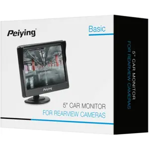 Monitor LCD 5'' 16:9 (480x272px) para automóvel 12-24VDC