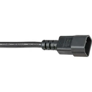 Bloco PDU de 8 tomadas schuko para rack bastidor 19'' 1U com ficha IEC-C14