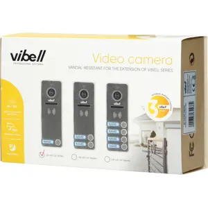 Campainha adicional c/ câmara para Videoporteiros VIBELL- IP65