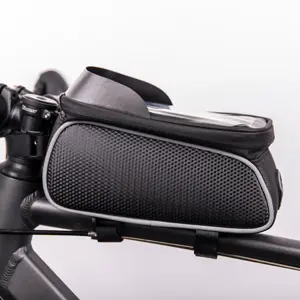 Suporte universal de telemóvel (6.5'') para bicicleta c/ bolsa