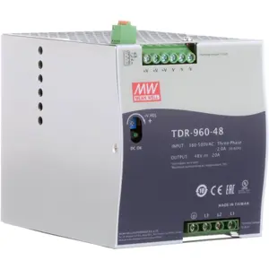 Fonte de alimentação para calha DIN 48VDC 20.0A 960W