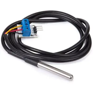 Sensor de temperatura DS18B20 e adaptador compatível com Arduino - WPSE324