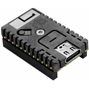 M5Stamp C3 Mate com barras de pinos macho e fêmea