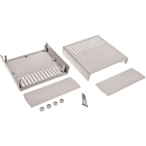 Caixa Plástica Ventilada 171mmx178mmx67mm cinza