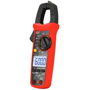 Pinça amperimétrica (400Aac/dc 600Vac/dc 40MΩ Cap. Hz/% °C T-RMS Auto-Range Min/Max NCV)